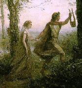Modification of Orphee ramenant Eurydice des enfers camille corot